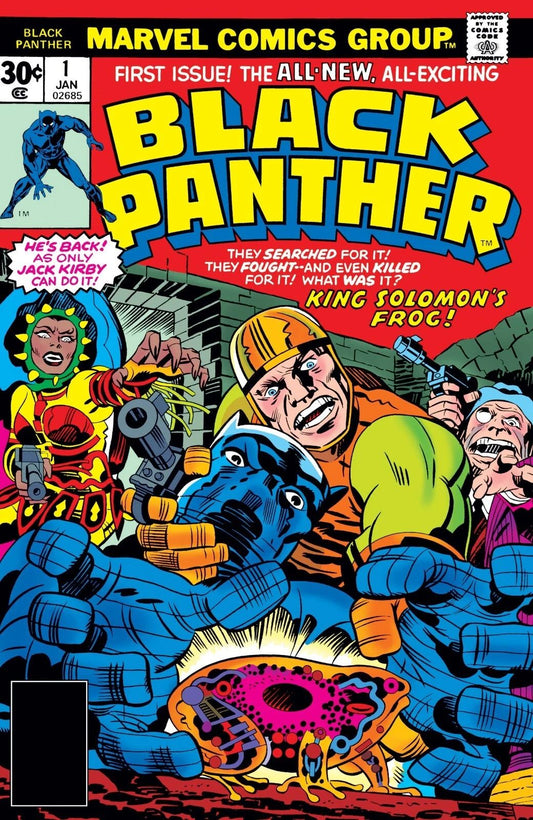 1977 Marvel Comics Black Panther #1 Cover Poster Print Wakanda Chadwick Boseman