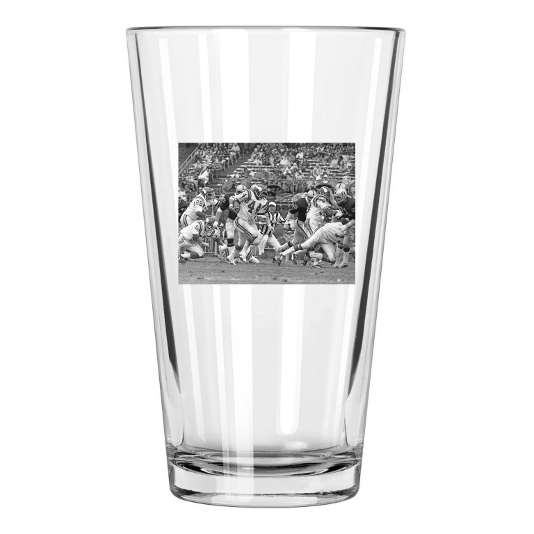 1977 Minnesota Vikings Chuck Foreman Photo Nfl Football Pint Beer Drinking Glass