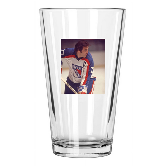 1977 New York Rangers Phil Esposito Hockey Hof 84 1 Pint Beer Drinking Glass