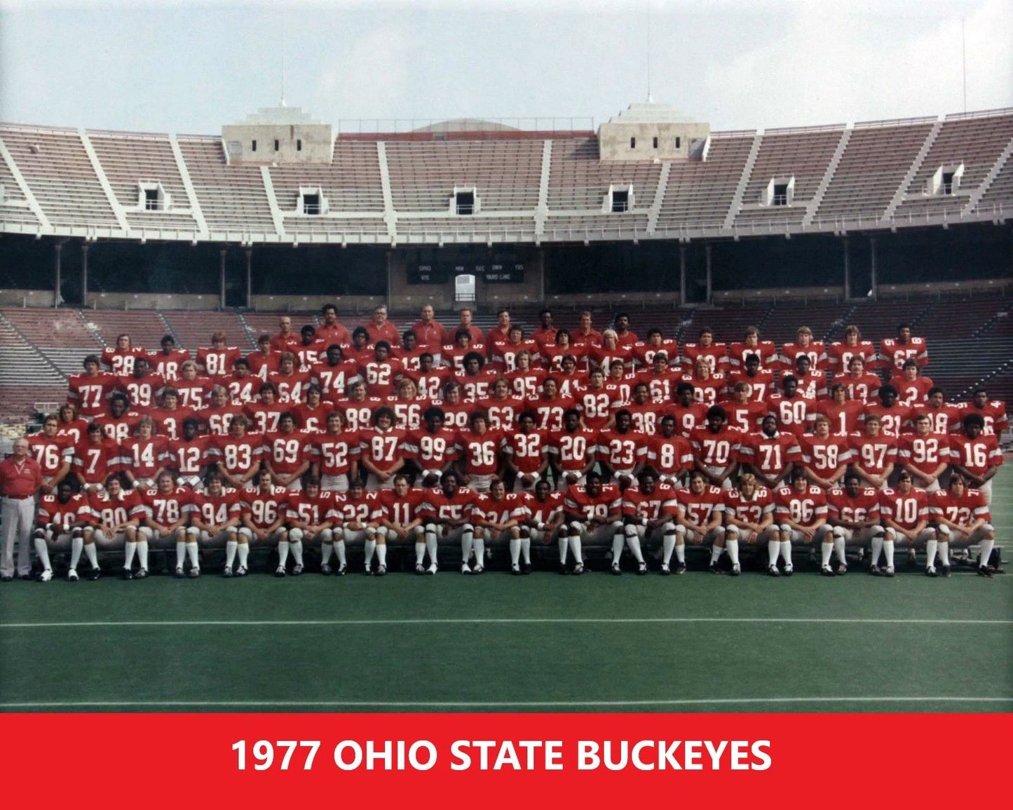 1977 Ohio State Team Magnet Buckeyes Picture Ncaa Football