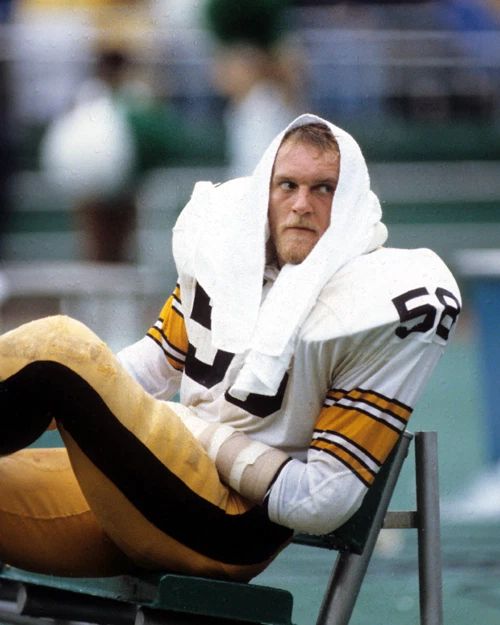 1977 Pittsburgh Steelers Jack Lambert Glossy Photo Nfl Football Print