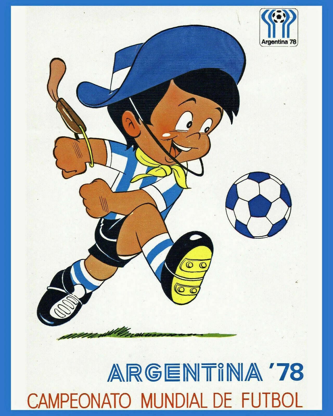 1978 Argentina Keychain Soccer Picture World Cup Futbol