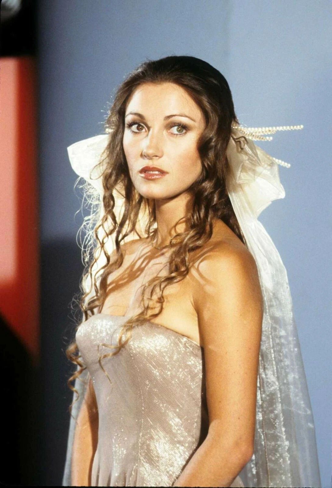 1978 British Actress Jane Seymour Old Keychain Picture Keychain Battlestar