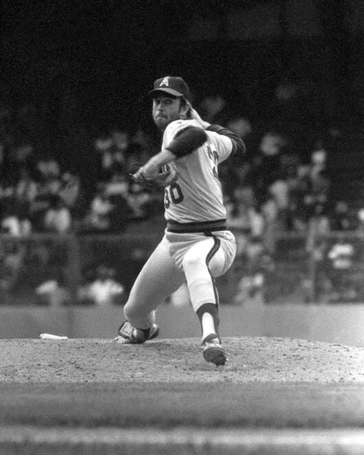 1978 California Angels Nolan Ryan Glossy Magnet Print @ Tiger Stadium Magnet