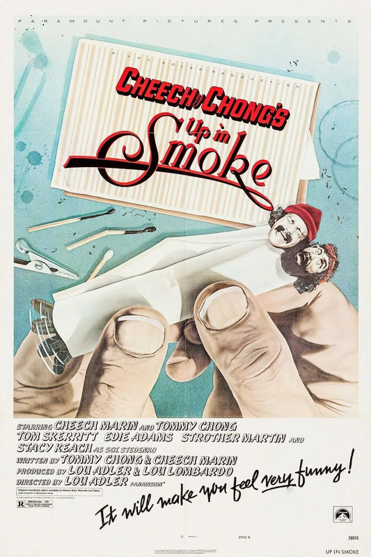1978 Cheech And Chongs Up In Smoke Movie Poster Cheech Marin Tommy Chong