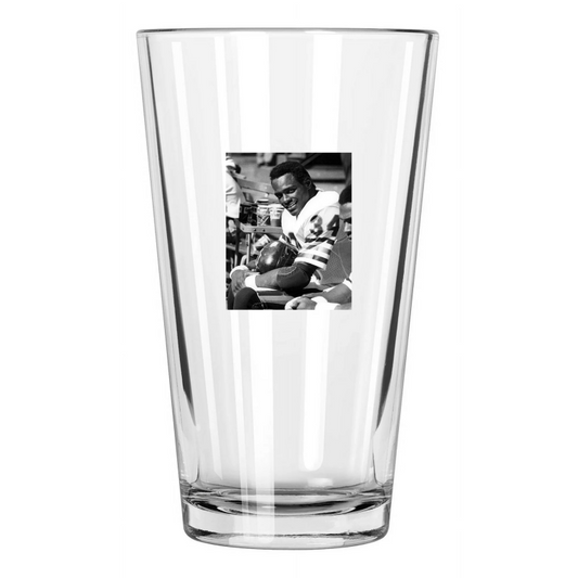 1978 Chicago Bears Walter Payton Photo Nfl Football Pint Beer Drinking Glass