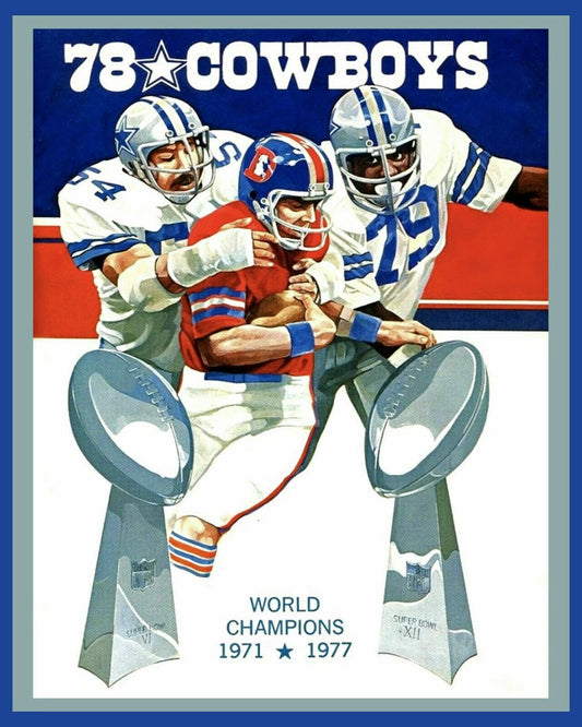 1978 Dallas Cowboys Photo Football Picture Nfl 300 Piece Jigsaw Puzzle