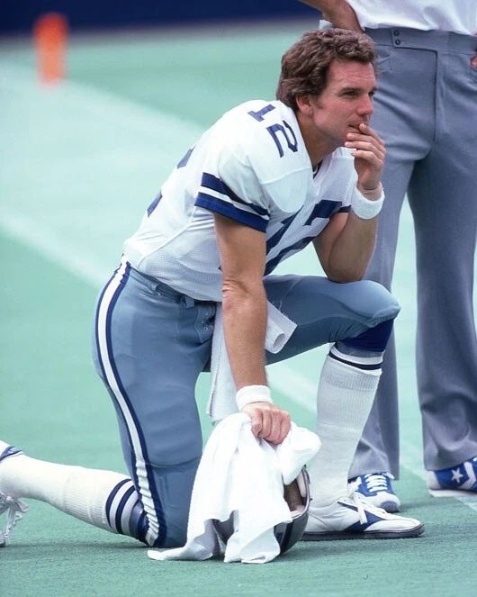 1978 Dallas Cowboys Roger Staubach Glossy Keychain Football Print Hof 85 1
