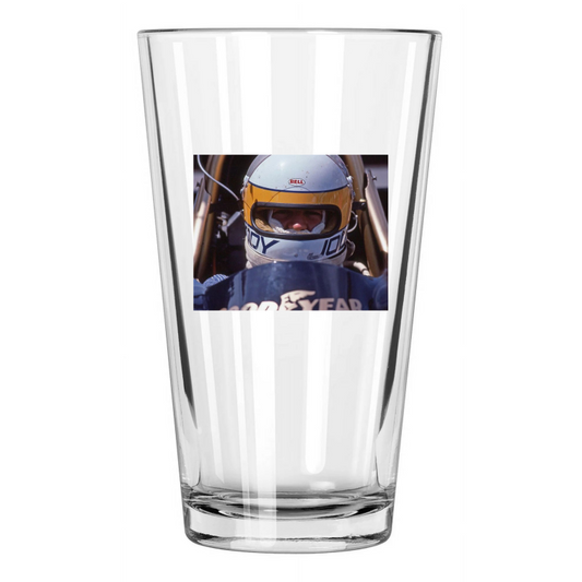 1978 Driver Jody Scheckter Photo U.S. Grand Prix West Pint Beer Drinking Glass