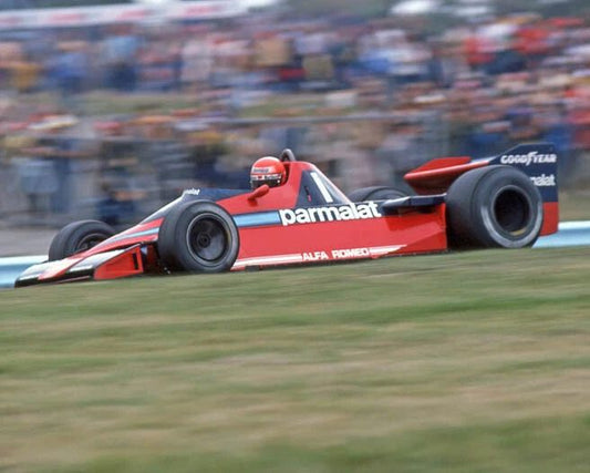 1978 Driver Niki Lauda Glossy Photo Canadian Grand Prix Poster Formula 1
