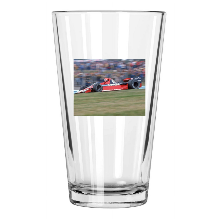 1978 Driver Niki Lauda Canadian Grand Prix Formula 1 Pint Beer Drinking Glass