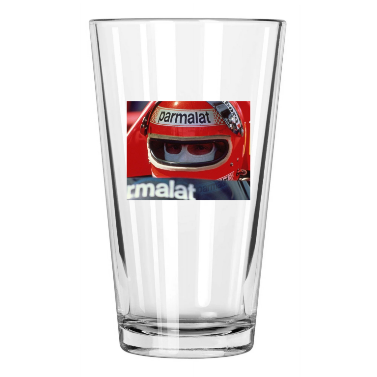1978 Driver Niki Lauda U.S 2. Grand Prix Watkins Glen Pint Beer Drinking Glass