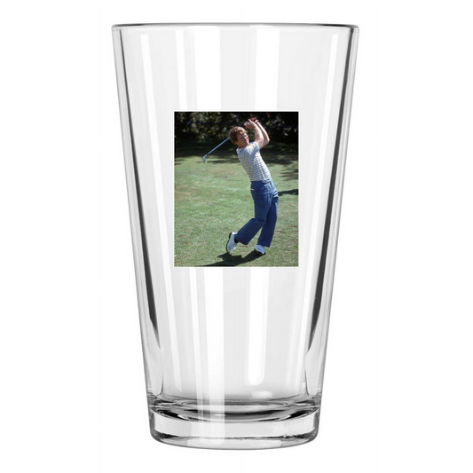 1978 Golfer Tom Watson Photo Golf Masters Us Open 1 Pint Beer Drinking Glass
