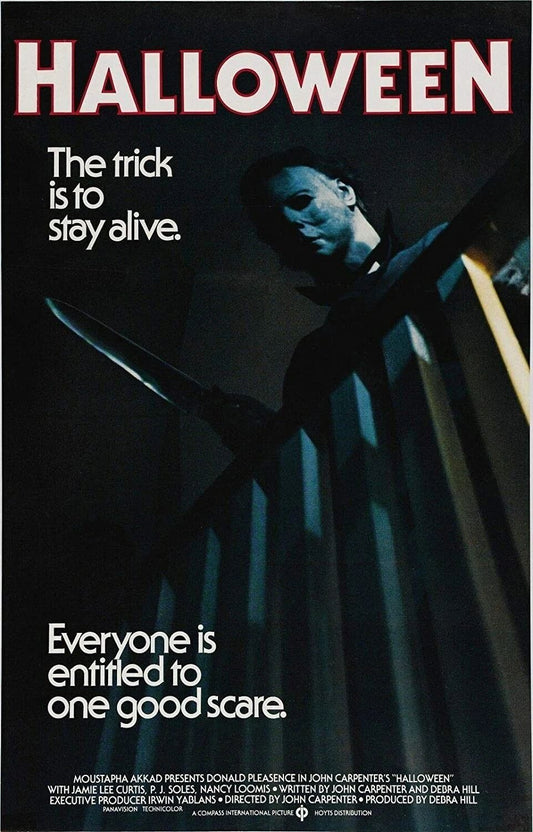 1978 Halloween Movie Keychain Michael Myers Laurie Strode Castle