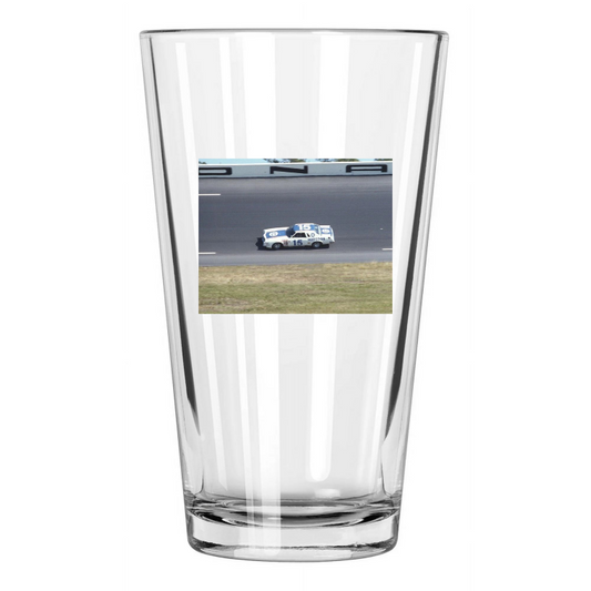 1978 Hodgdon Thunderbird Bobby Allison Photo Daytona Pint Beer Drinking Glass