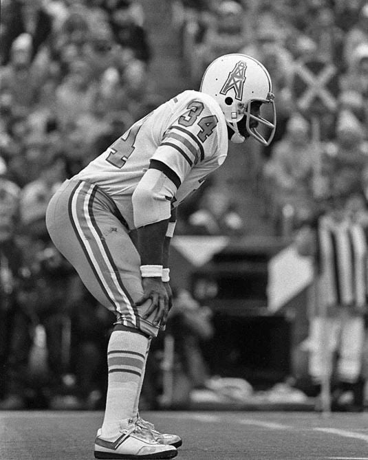 1978 Houston Oilers Earl Campbell Glossy Photo Nfl Football Print Poster