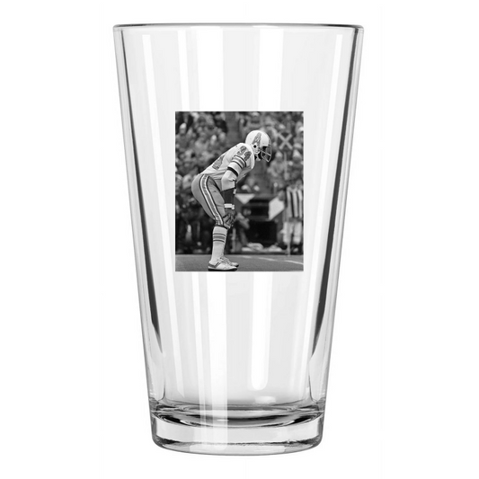 1978 Houston Oilers Earl Campbell Photo Nfl Football Pint Beer Drinking Glass