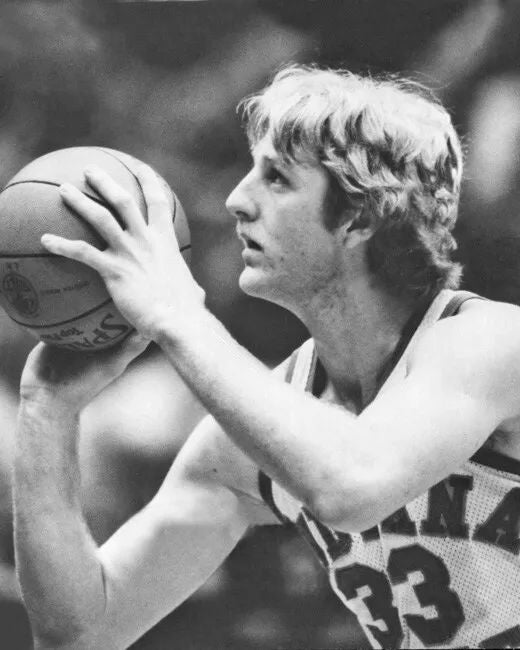 1978 Indiana State Larry Bird Glossy Keychain Print Basketball Keychain