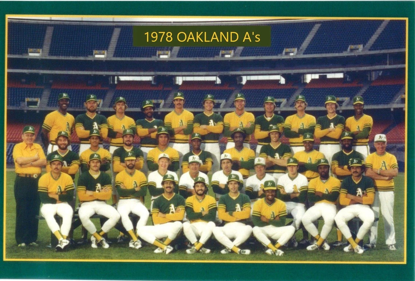 1978 Oakland Athletics A'S Team Magnet Mlb Baseball Picture