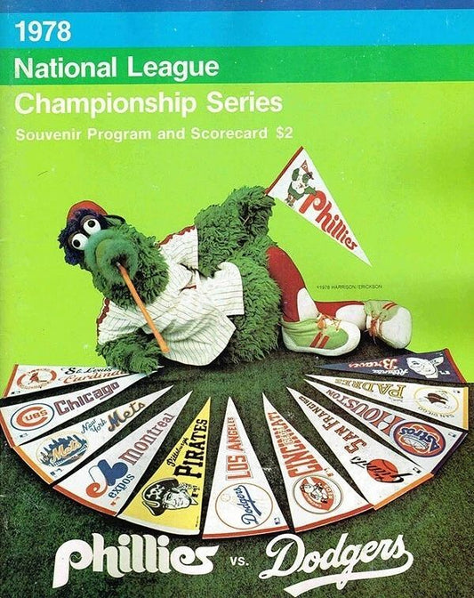 1978 Philadelphia Phillies Vs La Dodgers Magnet Baseball Picture Mlb
