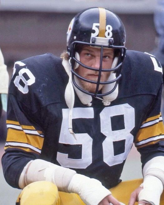 1978 Pittsburgh Steelers Jack Lambert Glossy Photo Football Print Hof 90