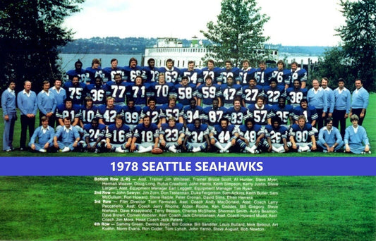 1978 Seattle Seahawks Team Keychain Football Picture Nfl
