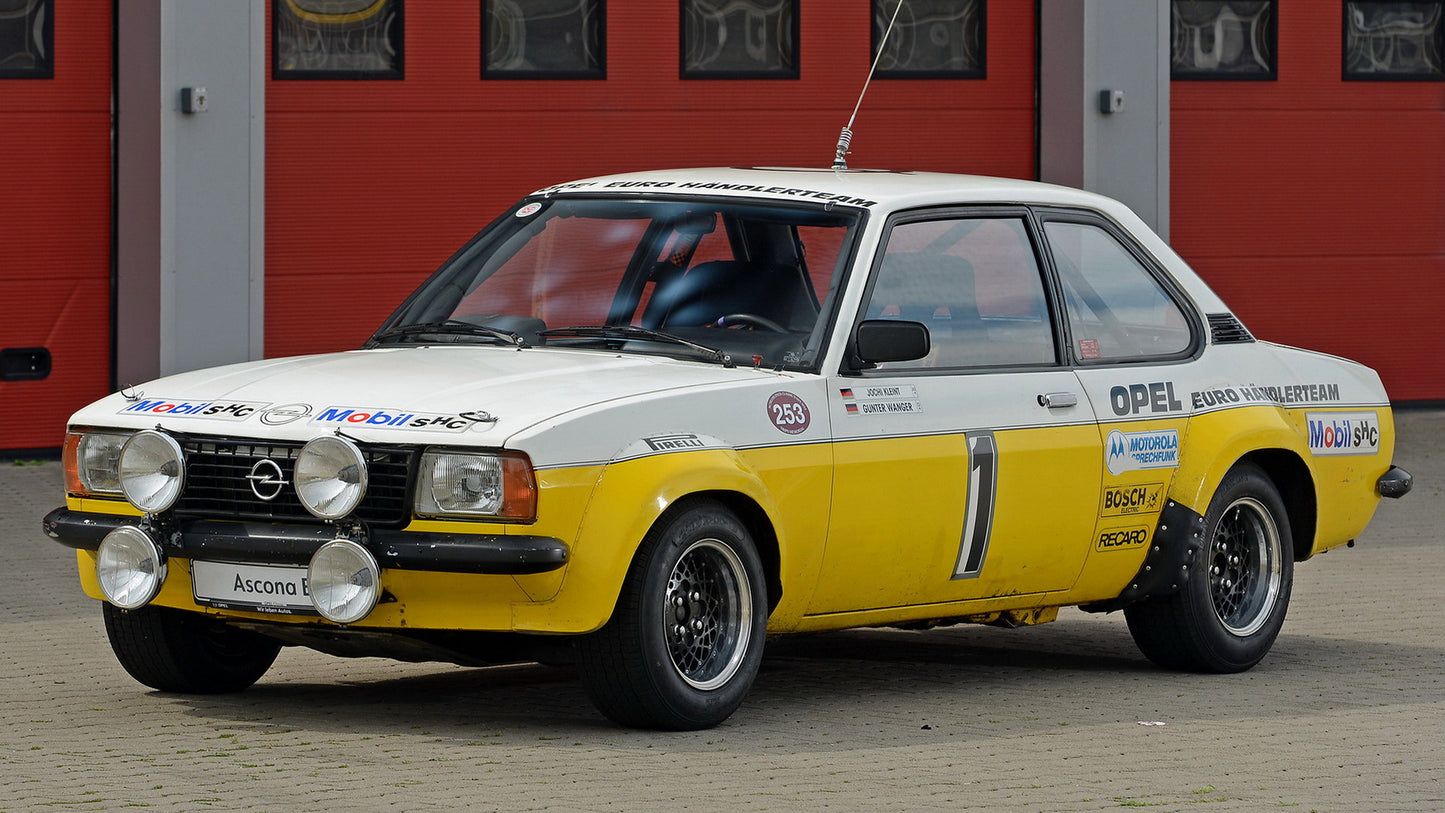 Opel Ascona I2000 Erc Hd Art Keychain