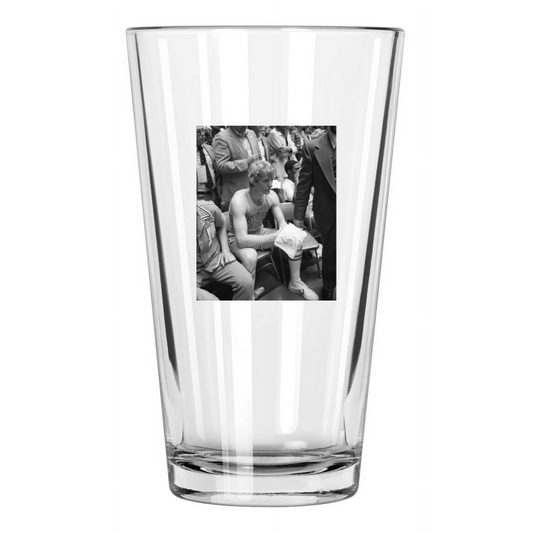 1979 Indiana State Larry Bird Vs Michigan State Championship Pint Beer Glass