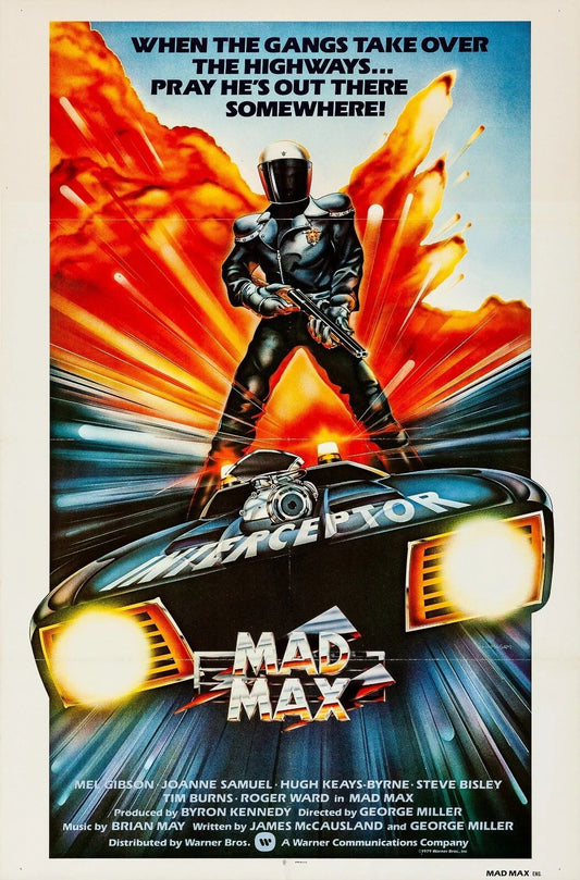 1979 Mad Max Movie Keychain Mel Gibson Max Rockatansky Toecutter Fifi