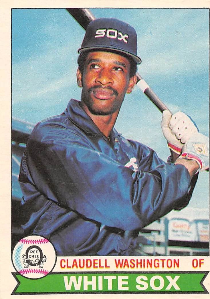 1979 O Pee Chee #298 Claudell Washington Chicago White Sox