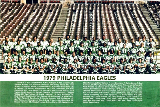 1979 Philadelphia Eagles Team Magnet Football Picture Nfl