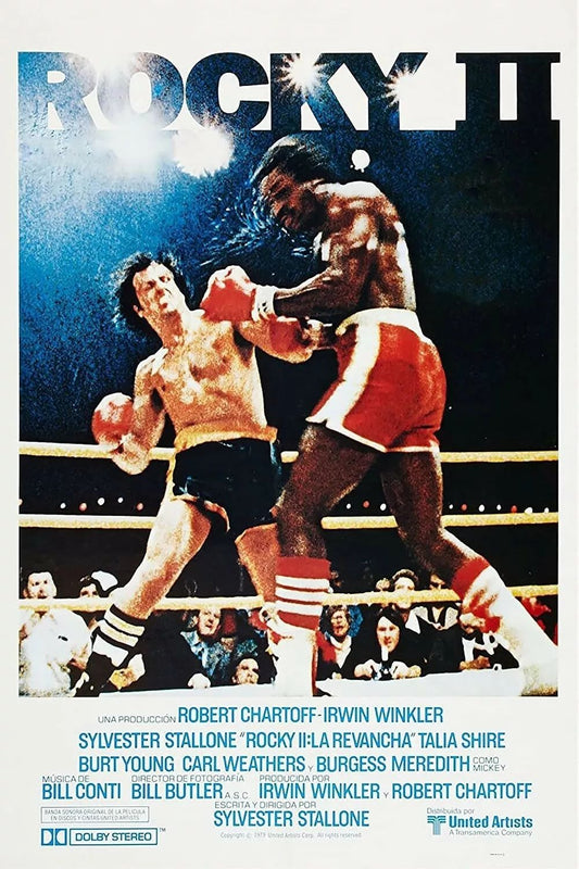 1979 Rocky Ii Movie Keychain Rocky Balboa Italian Stallion Apollo Creed