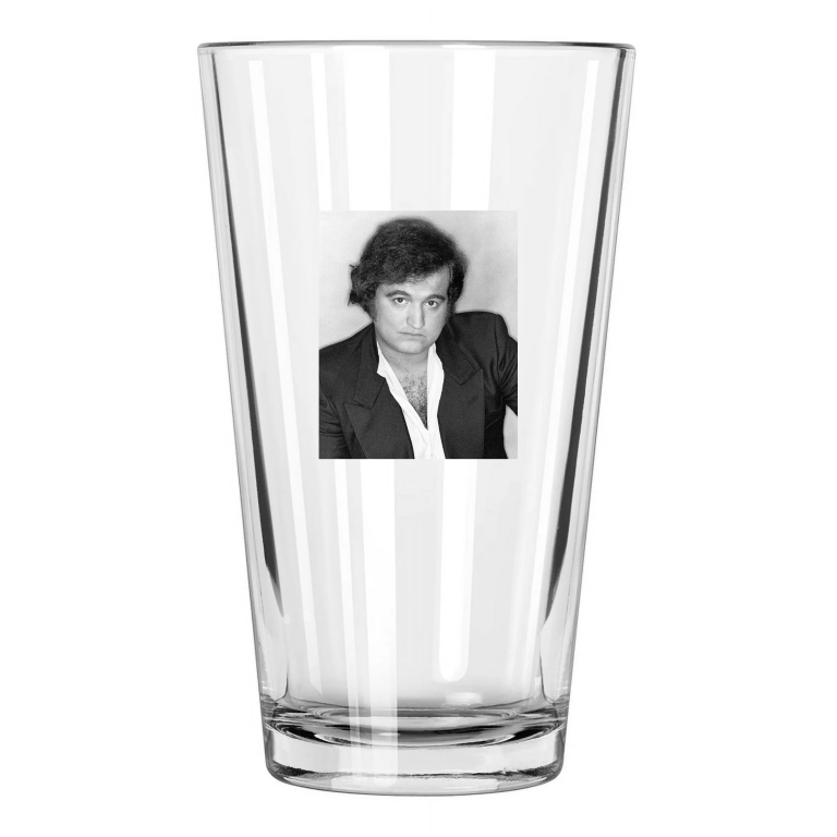1979 Snl Cast John Belushi Photo Portrait Pint Beer Drinking Glass