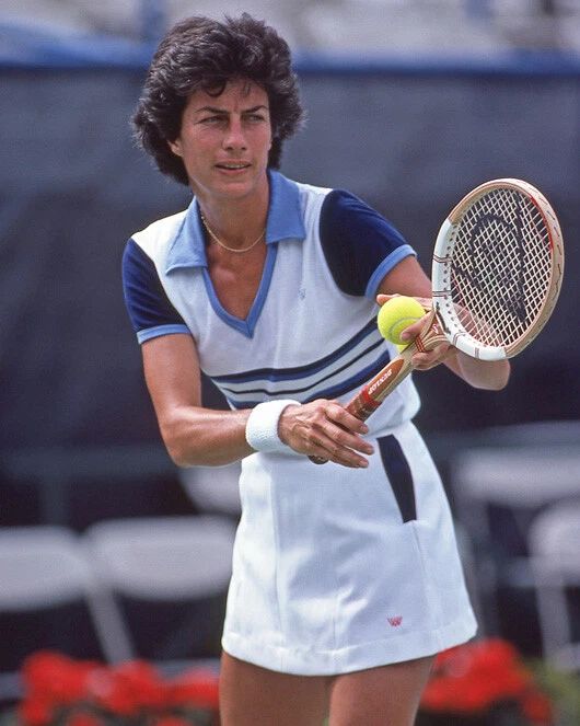 1979 Tennis Pro Virginia Wade Glossy Keychain Print United Kingdom Keychain 1