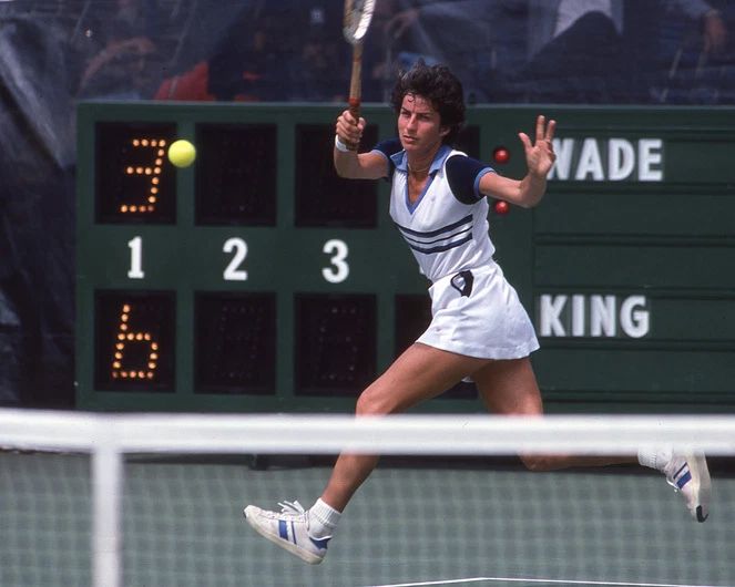 1979 Tennis Pro Virginia Wade Glossy Keychain Print United Kingdom Keychain 2