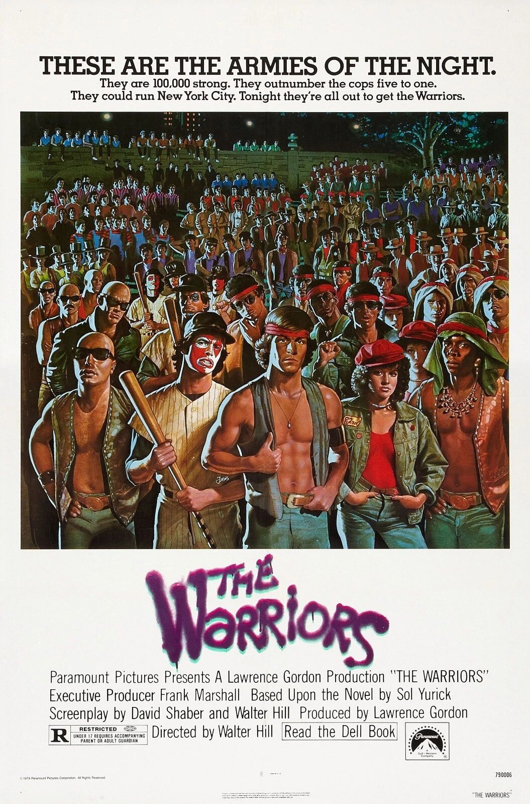 1979 The Warriors Movie Poster Swan Ajax Luther Cleon
