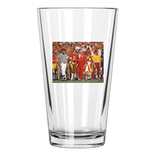 1979 Usc Trojans John Robinson Photo College Football Pint Beer Drinking Glass