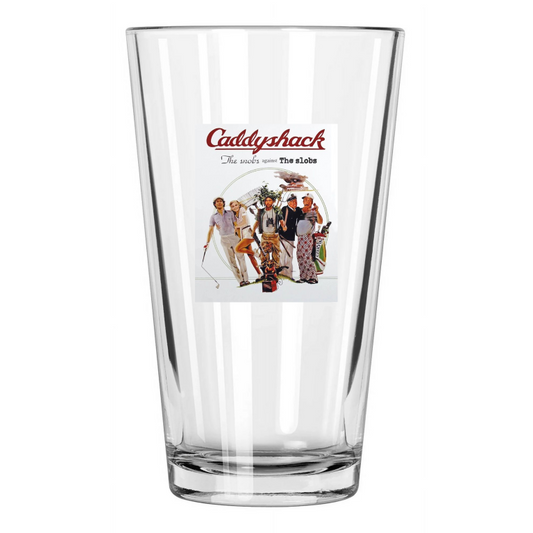 1980 Caddyshack Photo Comedy Chevy Chase Bill Murray Pint Beer Drinking Glass