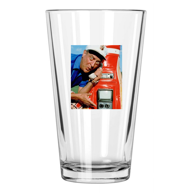 1980 Caddyshack Actor Rodney Dangerfield Photo Comedy Pint Beer Drinking Glass