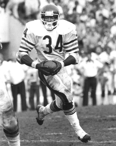 1980 Chicago Bears Walter Payton Glossy Photo Print Football Poster Hof 93