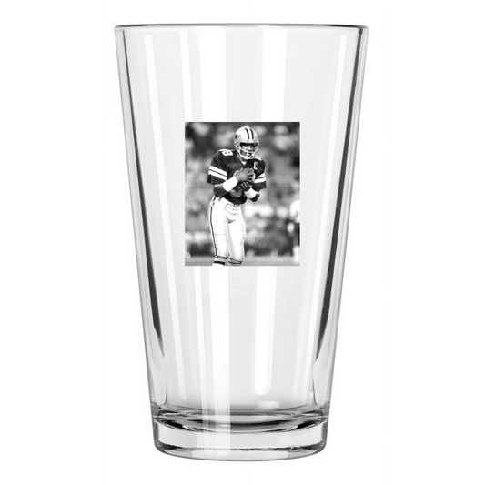 1980 Dallas Cowboys Drew Pearson Photo Nfl Football Pint Beer Drinking Glass