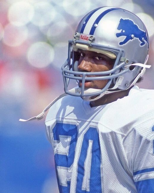 1980 Detroit Lions Billy Sims Glossy Magnet Football Rookie Year Print
