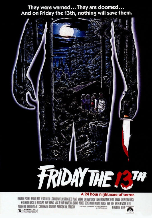 1980 Friday The 13Th A 24 Hour Nightmare Of Terror Keychain Crystal Lake