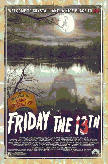 1980 Friday The 13Th Welcome To Crystal Lake A Nice Place To Die Voorhees