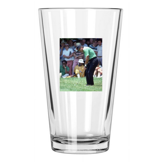 1980 Golfer Lee Trevino Photo Golf Masters Us Open Pint Beer Drinking Glass