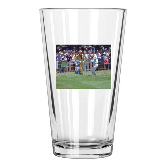 1980 Legend Golfer Arnold Palmer Photo Celebrity Pint Beer Drinking Glass