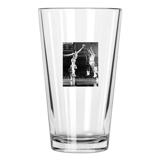 1980 Minnesota Gophers Kevin Mchale Photo Basketball Pint Beer Drinking Glass