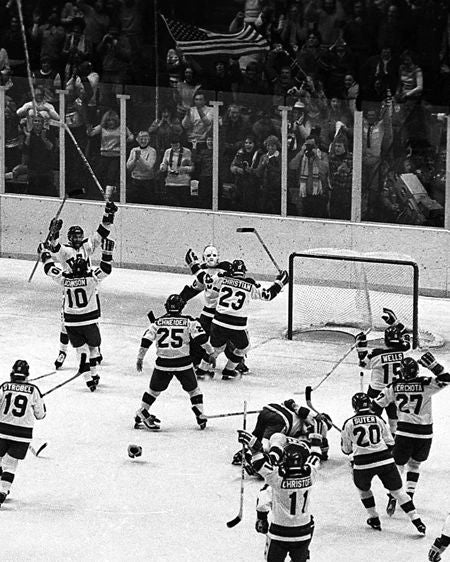 1980 Miracle On Ice Usa Hockey Team Magnet Hockey Olympics Celebration Print 2
