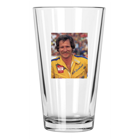 1980 Nascar Racer Dale Earnhardt Photo Car Winston Cup Pint Beer Drinking Glass