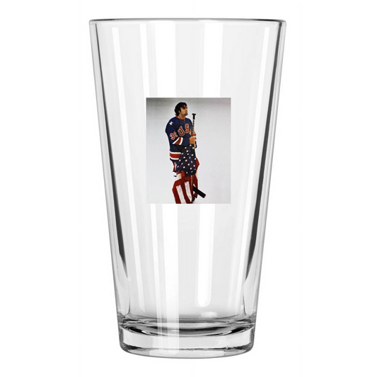 1980 Olympics Jim Craig Photo Usa 'Miracle On Ice' Pint Beer Drinking Glass